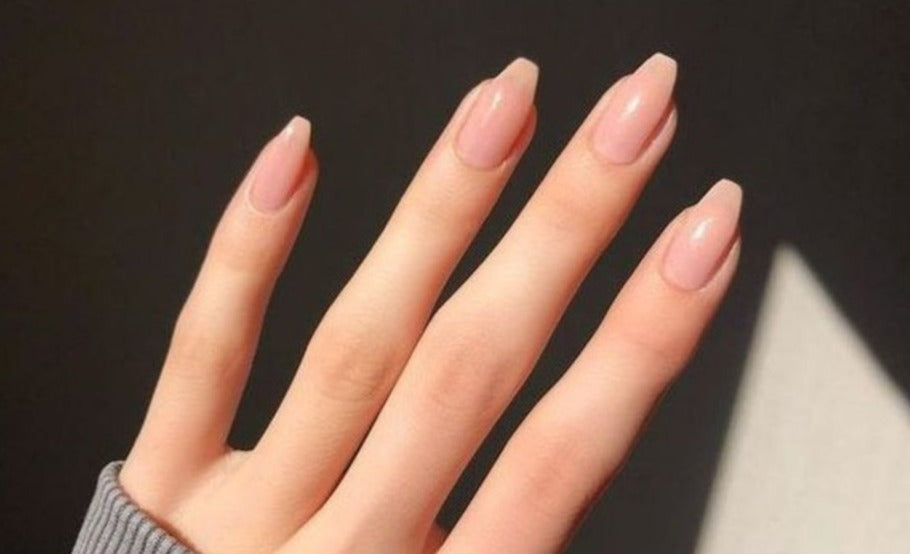 uñas nude acrilico nude